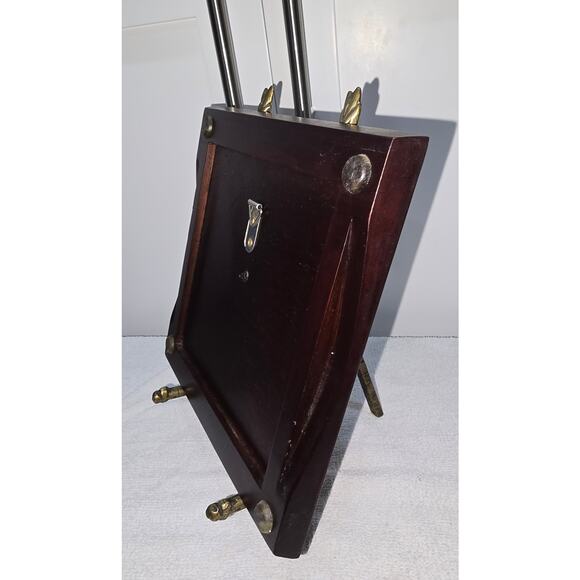 Jennifer Garant “Fat Chef on Bicycle” Framed Ceramic Tile Trivet / Wall Hanging - Picture 4 of 9